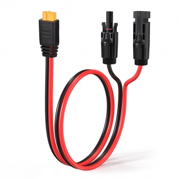 ELFCULB 10AWG Solar to XT60 Charging Cable Solar Panel Extension Cable for Portable Power Station River 600 Solar Generator Battery Pack(2FT)