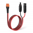 ELFCULB 12AWG 6FT Solar to XT60i Cable 2 6 10 25 35 50 75 100FT Solar Connector to XT60i Adapter Cable for Portable Power Station (6FT)