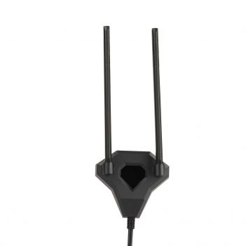 WiFi 7 Magnetic Dual Antenna 2.4/5.8/7.125GHz MSI EZ Plug;For MSI WiFi 7 Motherboards with EZ-Plug Port, Not RP-SMA/SMA, Tri-Band Desktop Aerial with RG174 Cable, ABS Base