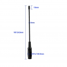 915MHz Antenna SMA Male 1dBi 50 Ohm for LoRa Meshtastic;187.5mm Flexible Whip, 32MHz Bandwidth, 10W, Vertical Omnidirectional, ABS Housing