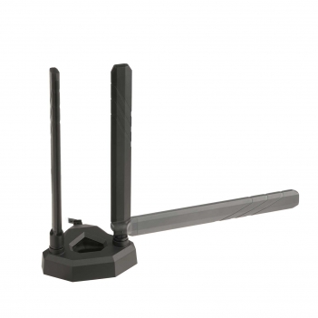 WiFi 7 Magnetic Dual Antenna 2.4/5.8/7.125GHz MSI EZ Plug;For MSI WiFi 7 Motherboards with EZ-Plug Port, Not RP-SMA/SMA, Tri-Band Desktop Aerial with RG174 Cable, ABS Base