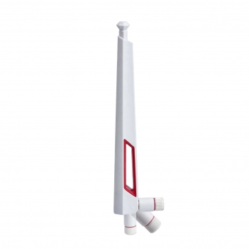 Dual Band WiFi Antenna RP-SMA Male 2.4/5.8GHz Foldable 4dBi White Tilting Rubber Duck Antenna 2400-2500/5100-5800MHz for WiFi Router Repeater AP IP Camera